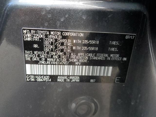 Auction sale of the 2017 Toyota Rav4 Hv, vin: JTMDJREVXHD147907, lot number: 93051985