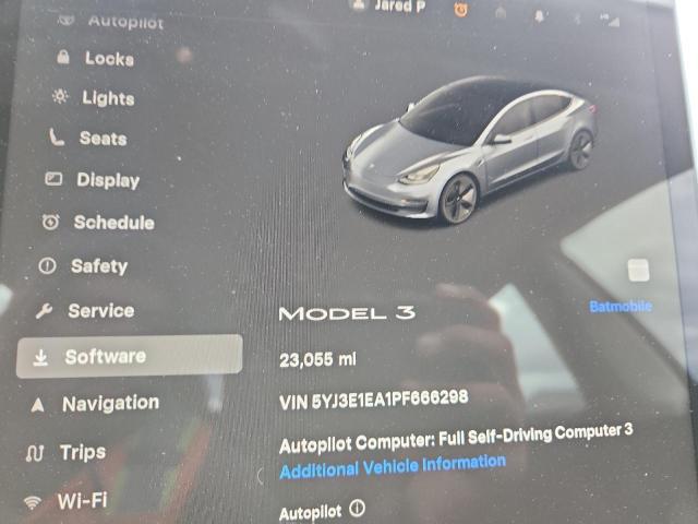 Продажа на аукционе авто 2023 Tesla Model 3, vin: 5YJ3E1EA1PF666298, номер лота: 92718935