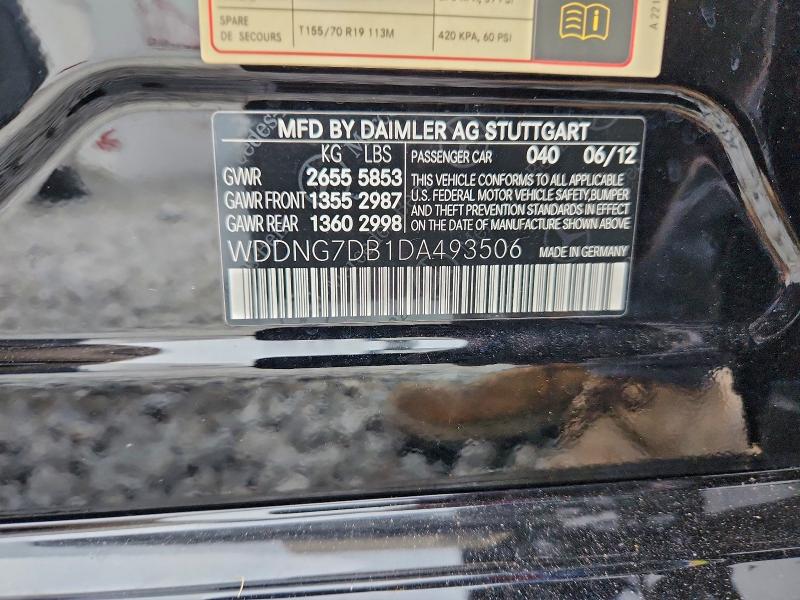 Aukcja sprzedaży 2013 Mercedes-benz S, vin: WDDNG7DB1DA493506, numer aukcji: 94053775