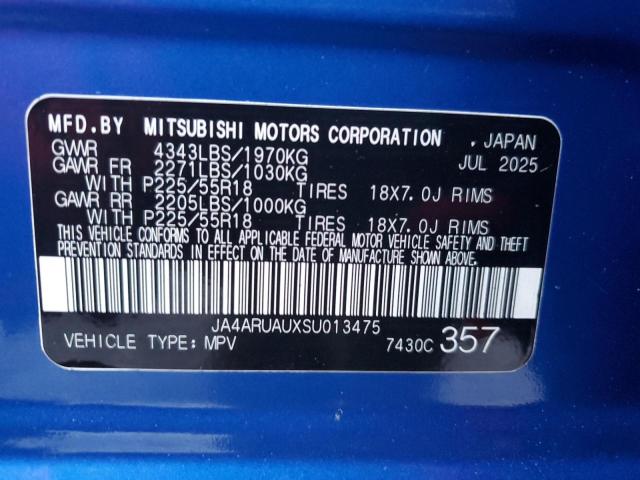 Aukcja sprzedaży 2025 Mitsubishi Outlander Sport, vin: JA4ARUAUXSU013475, numer aukcji: 93011175