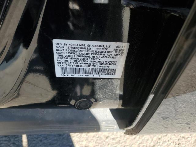 Aukcja sprzedaży 2012 Honda Pilot, vin: 5FNYF4H46CB006231, numer aukcji: 91506815