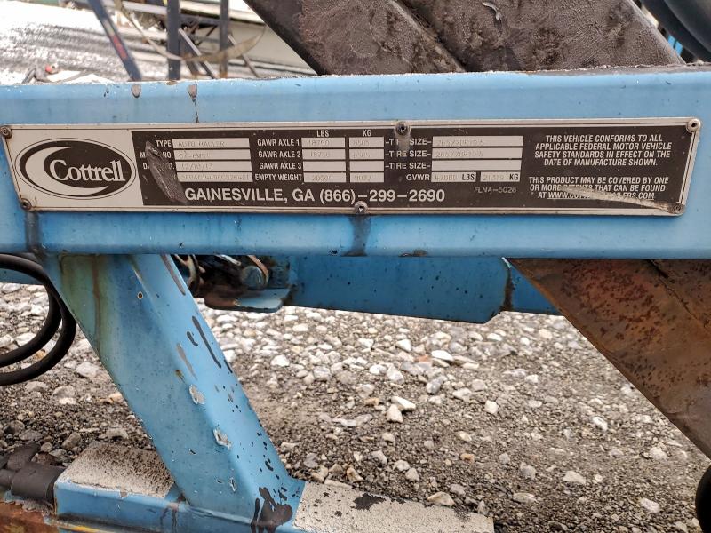 92796535 :رقم المزاد ، 5E0AC1449EG526401 vin ، 2015 Cottrell Trailer مزاد بيع