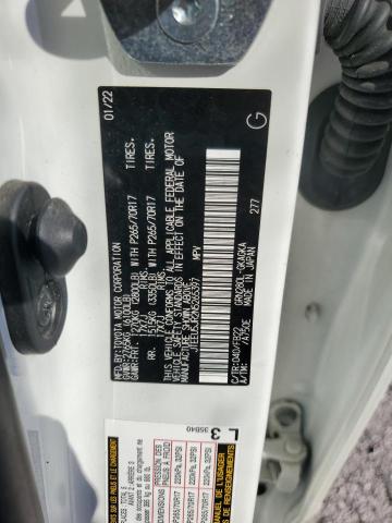 2022 Toyota 4runner Sr მანქანა იყიდება აუქციონზე, vin: JTEEU5JR2N5265397, აუქციონის ნომერი: 91325455