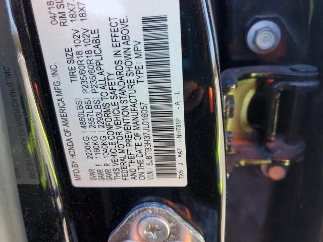 91208425 :رقم المزاد ، 5J8TB3H37JL016057 vin ، 2018 Acura Rdx مزاد بيع
