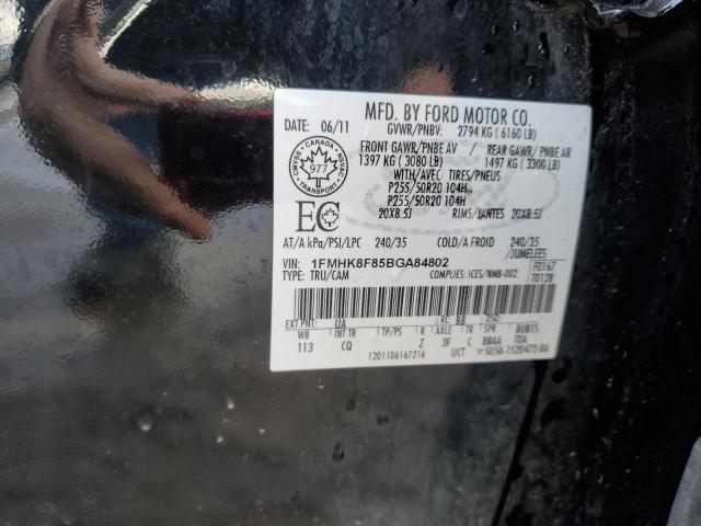 Aukcja sprzedaży 2011 Ford Explorer, vin: 1FMHK8F85BGA84802, numer aukcji: 92485425