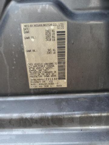 Aukcja sprzedaży 2020 Nissan Altima, vin: 1N4BL4BV4LC235137, numer aukcji: 93076775