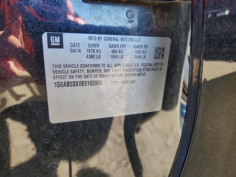 Продаж на аукціоні авто 2014 Cadillac Ats Luxury, vin: 1G6AB5SX0E0182900, номер лоту: 94112825