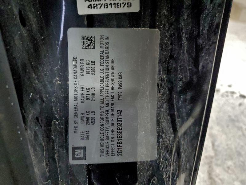 93602735 :رقم المزاد ، 2G1FB1E36E9307143 vin ، 2014 Chevrolet Camaro مزاد بيع