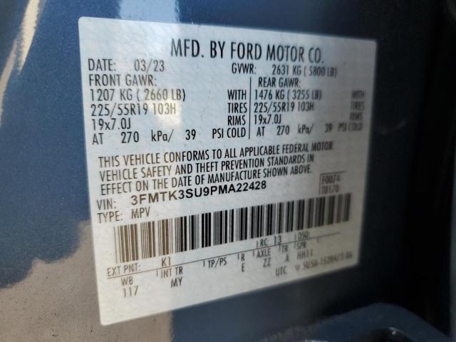 Продажа на аукционе авто 2023 Ford Mustang Mach-e, vin: 3FMTK3SU9PMA22428, номер лота: 93119735