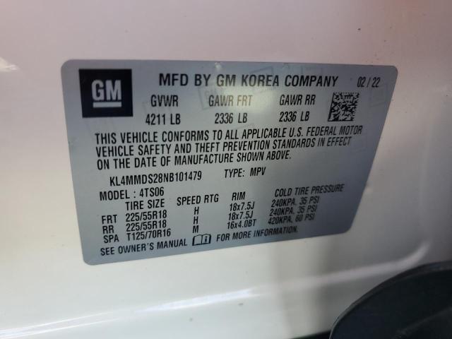 Aukcja sprzedaży 2022 Buick Encore Gx, vin: KL4MMDS28NB101479, numer aukcji: 91379075
