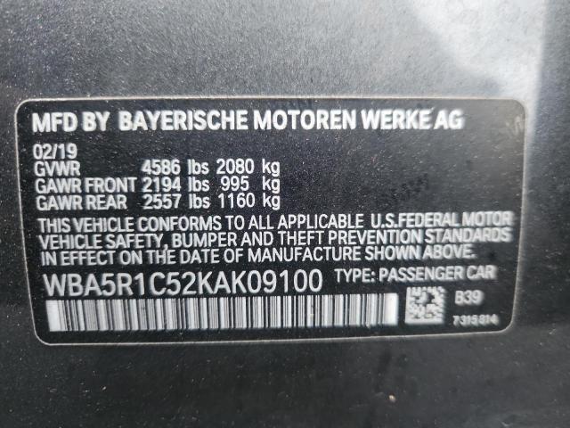 Продаж на аукціоні авто 2019 Bmw 330i, vin: WBA5R1C52KAK09100, номер лоту: 92696985