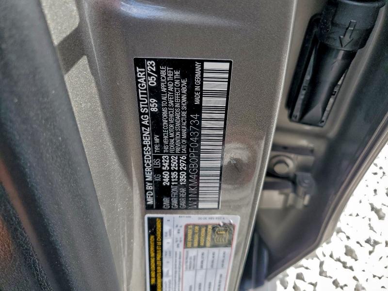 2023 Mercedes-benz Glc მანქანა იყიდება აუქციონზე, vin: W1NKM4GB0PF043734, აუქციონის ნომერი: 93812045