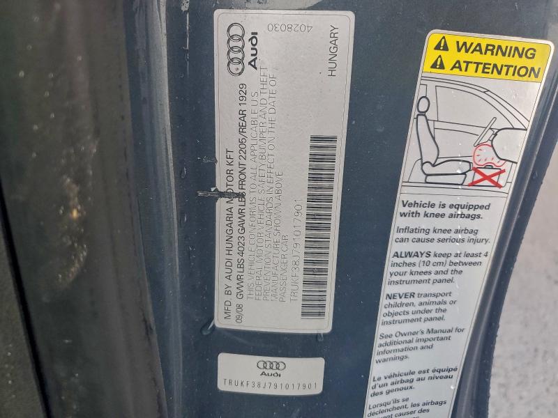Продаж на аукціоні авто 2009 Audi Tt, vin: TRUKF38J791017901, номер лоту: 94134935