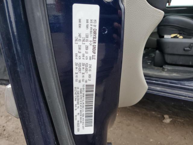 2014 Chrysler Town & Country მანქანა იყიდება აუქციონზე, vin: 2C4RC1BG1ER443009, აუქციონის ნომერი: 92925235
