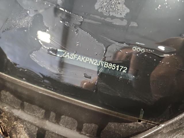 2018 Alfa Romeo Stelvio მანქანა იყიდება აუქციონზე, vin: ZASFAKPN2J7B85172, აუქციონის ნომერი: 91001485