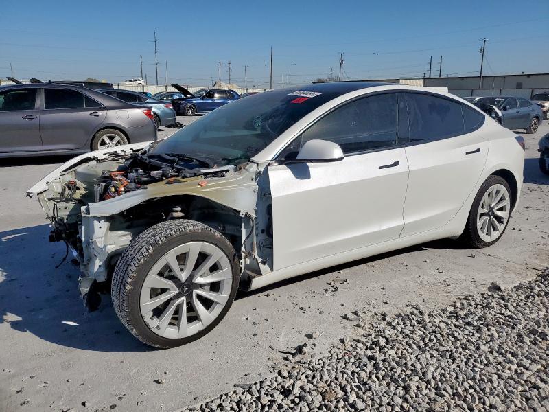 91064495 :رقم المزاد ، 5YJ3E1EB2NF125198 vin ، 2022 Tesla Model 3 مزاد بيع