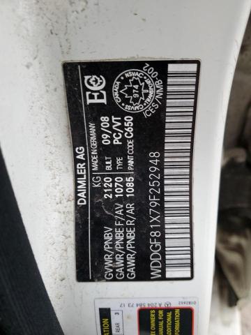 Продажа на аукционе авто 2009 Mercedes-benz C, vin: WDDGF81X79F252948, номер лота: 90094745