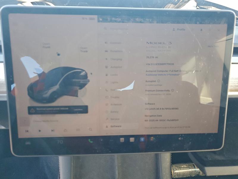 94088345 :رقم المزاد ، 5YJ3E1EB8PF711035 vin ، 2023 Tesla Model 3 مزاد بيع