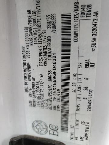 Продажа на аукционе авто 2016 Ford F150, vin: 1FTEX1E89GFD46321, номер лота: 93035355