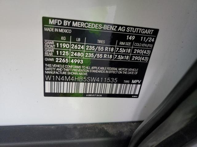 Aukcja sprzedaży 2025 Mercedes-benz Glb, vin: W1N4M4HB5SW411535, numer aukcji: 93617735