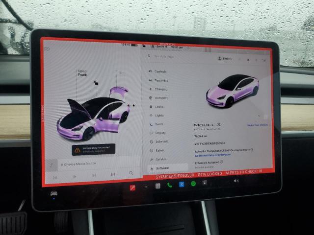 89507365 :رقم المزاد ، 5YJ3E1EA5JF053530 vin ، 2018 Tesla Model 3 مزاد بيع