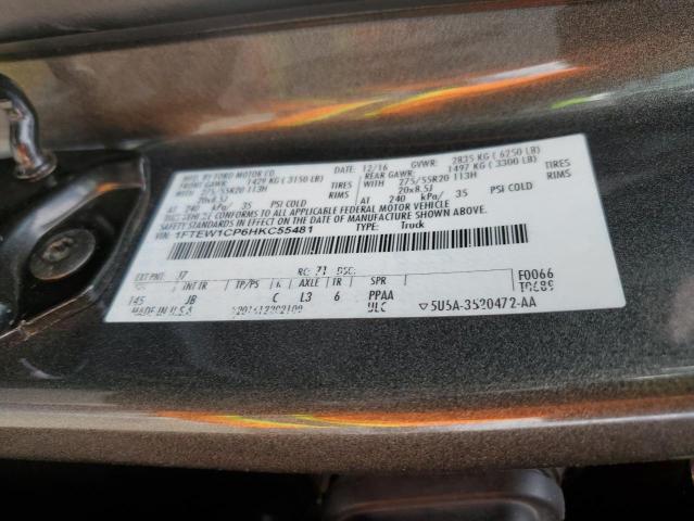 Aukcja sprzedaży 2017 Ford F150, vin: 1FTEW1CP6HKC55481, numer aukcji: 92508655