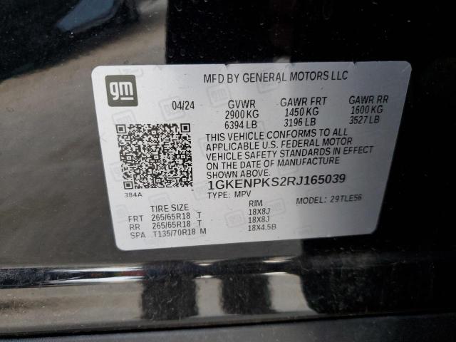 Продаж на аукціоні авто 2024 Gmc Acadia, vin: 1GKENPKS2RJ165039, номер лоту: 92713045