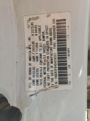 92489275 :رقم المزاد ، 1HGCR3F84EA009207 vin ، 2014 Honda Accord مزاد بيع