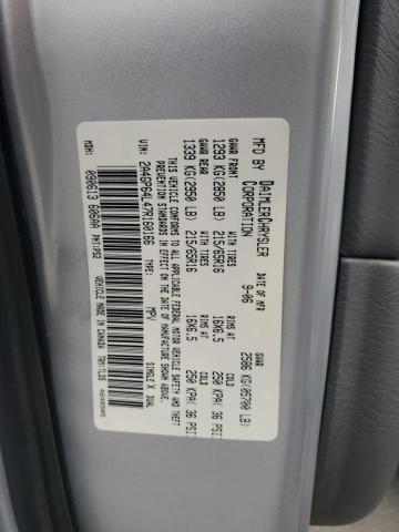 91743515 :رقم المزاد ، 2A4GP64L47R160166 vin ، 2007 Chrysler Town & Country مزاد بيع