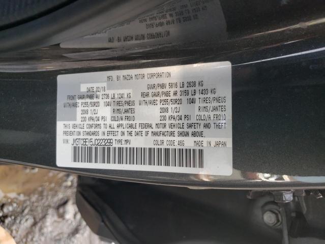 Aukcja sprzedaży 2018 Mazda Cx-9, vin: JM3TCBEY5J0223299, numer aukcji: 93412425