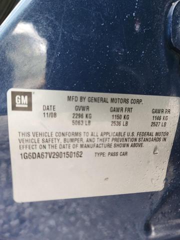 2009 Cadillac Sts მანქანა იყიდება აუქციონზე, vin: 1G6DA67V290150162, აუქციონის ნომერი: 90076795