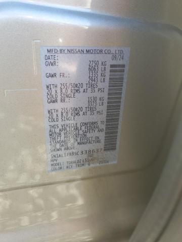 Aukcja sprzedaży 2025 Infiniti Qx60, vin: 5N1AL1FR8SC338637, numer aukcji: 90859275