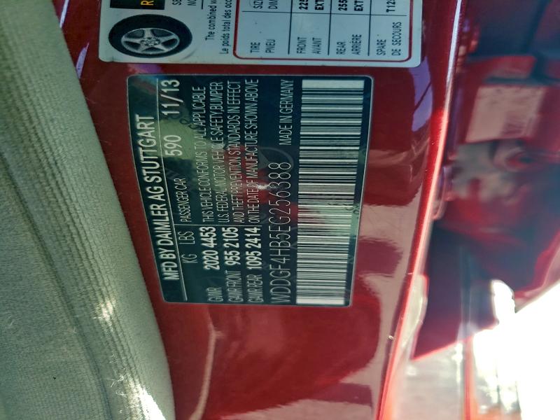94366725 :رقم المزاد ، WDDGF4HB5EG256388 vin ، 2014 Mercedes-benz C مزاد بيع