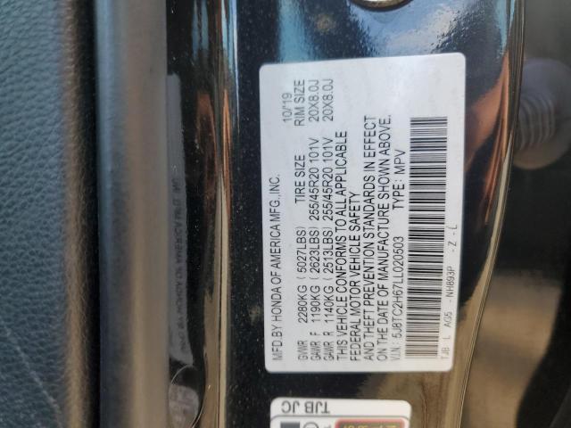 Aukcja sprzedaży 2020 Acura Rdx, vin: 5J8TC2H67LL020503, numer aukcji: 91287765