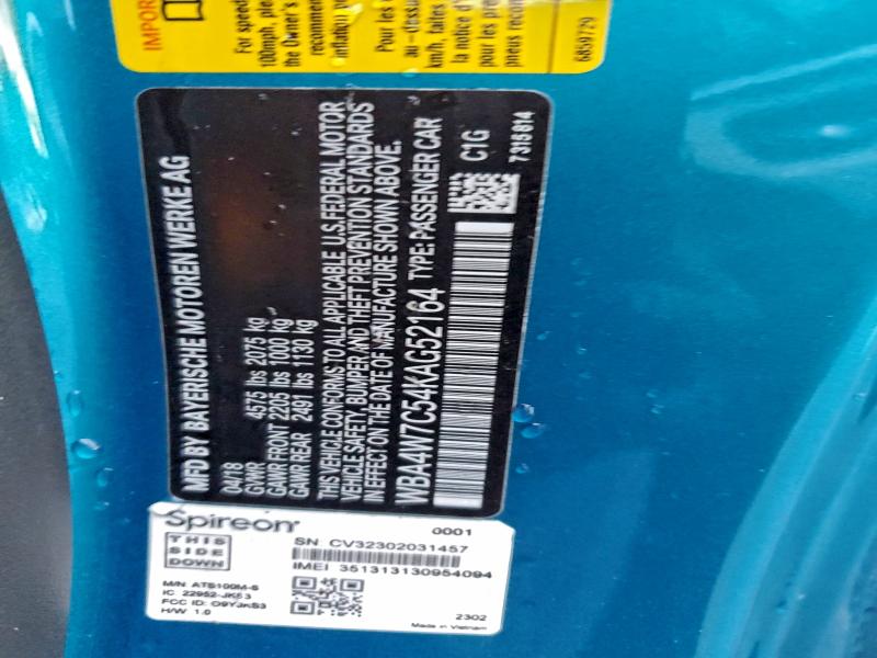 Продаж на аукціоні авто 2019 Bmw 440i, vin: WBA4W7C54KAG52164, номер лоту: 93666665