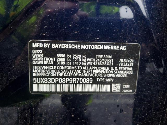 Продажа на аукционе авто 2023 Bmw X3, vin: 5UX83DP08P9R70089, номер лота: 90666185