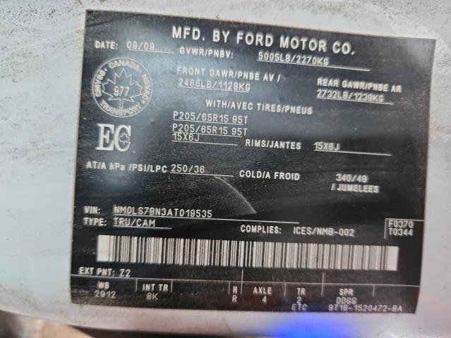 Aukcja sprzedaży 2010 Ford Transit Co, vin: NM0LS7BN3AT019535, numer aukcji: 93533965