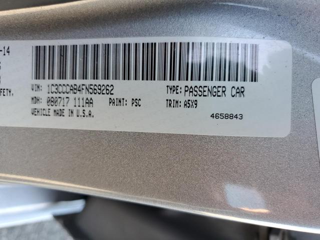 Aukcja sprzedaży 2015 Chrysler 200, vin: 1C3CCCAB4FN569262, numer aukcji: 93089325
