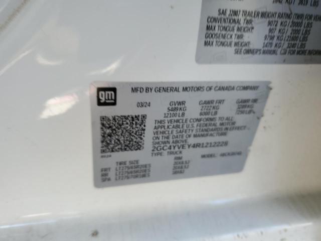 Aukcja sprzedaży 2024 Chevrolet Silverado, vin: 2GC4YVEY4R1212228, numer aukcji: 92087475
