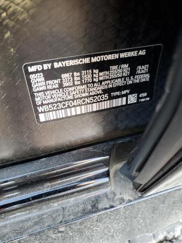 Продаж на аукціоні авто 2024 Bmw Ix Xdrive5, vin: WB523CF04RCN52035, номер лоту: 91775545