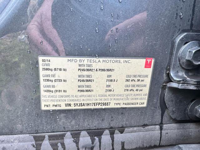 Aukcja sprzedaży 2014 Tesla Model S, vin: 5YJSA1H17EFP29887, numer aukcji: 93782035