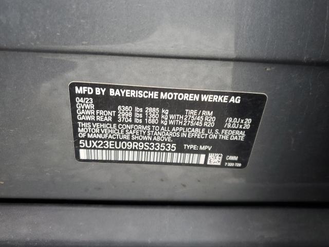 Aukcja sprzedaży 2024 Bmw X5, vin: 5UX23EU09R9S33535, numer aukcji: 92557825