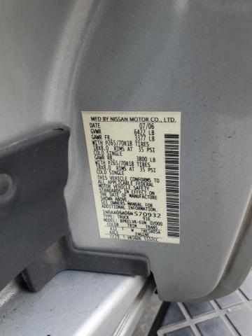 2006 Nissan Titan Xe მანქანა იყიდება აუქციონზე, vin: 1N6AA06A06N570932, აუქციონის ნომერი: 91869365