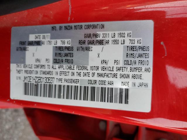 2011 Mazda Mazda2 მანქანა იყიდება აუქციონზე, vin: JM1DE1HZ2B0130537, აუქციონის ნომერი: 91007455