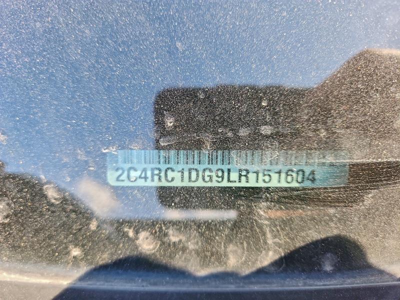 2020 Chrysler Voyager მანქანა იყიდება აუქციონზე, vin: 2C4RC1DG9LR151604, აუქციონის ნომერი: 93767265