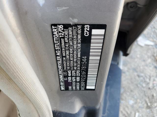 Продажа на аукционе авто 2006 Mercedes-benz C, vin: WDBRF92J26F781544, номер лота: 92131925