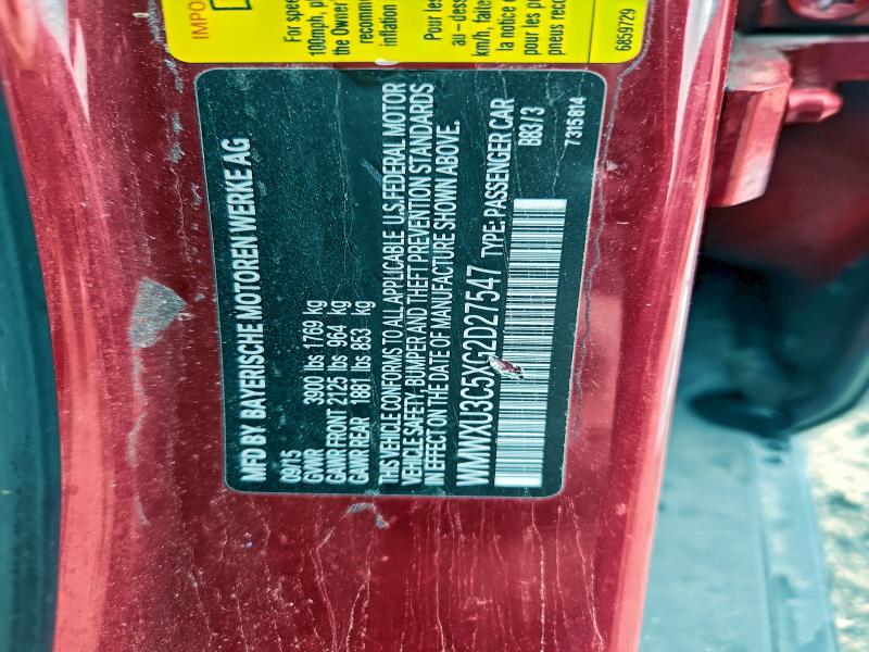 Продажа на аукционе авто 2016 Mini Cooper, vin: WMWXU3C5XG2D27547, номер лота: 93715085