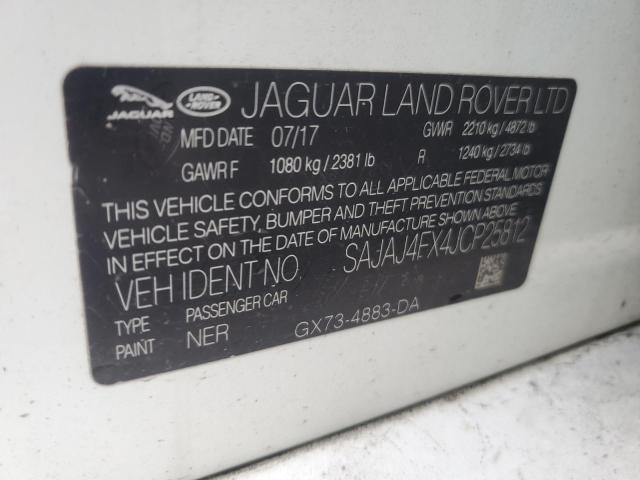 2018 Jaguar Xe მანქანა იყიდება აუქციონზე, vin: SAJAJ4FX4JCP25812, აუქციონის ნომერი: 90141255