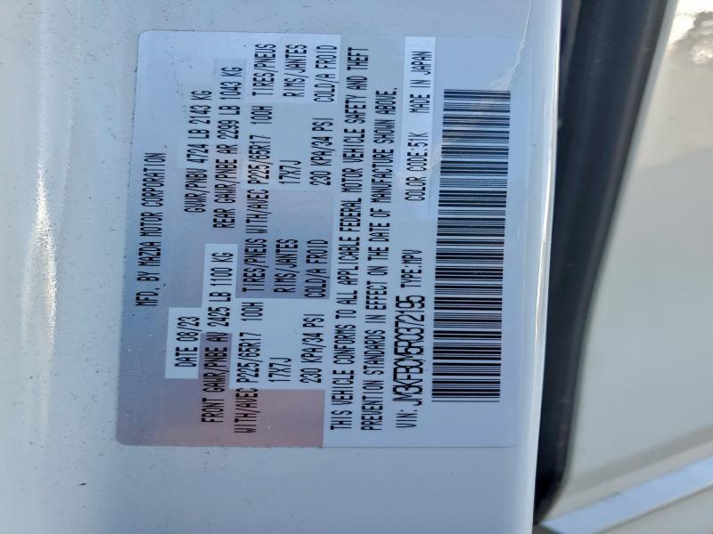 92750185 :رقم المزاد ، JM3KFBCM5R0372195 vin ، 2024 Mazda Cx-5 مزاد بيع