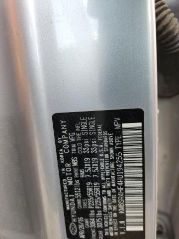 90750795 :رقم المزاد ، KM8SR4HF4HU194255 vin ، 2017 Hyundai Santa Fe S مزاد بيع